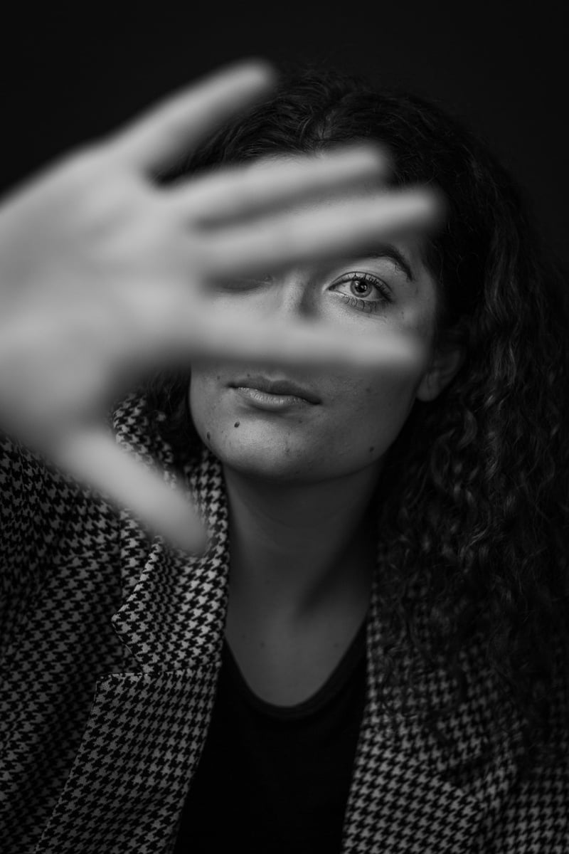 Fashion and beauty model portrait