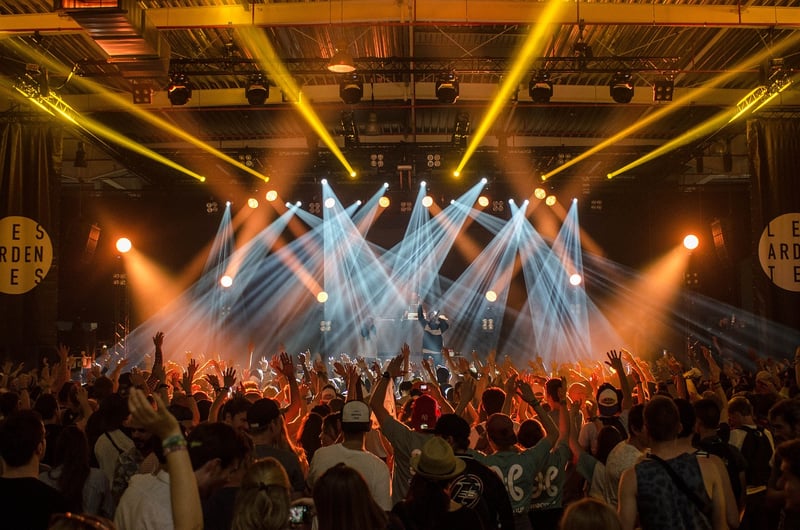 Music concert performance lights